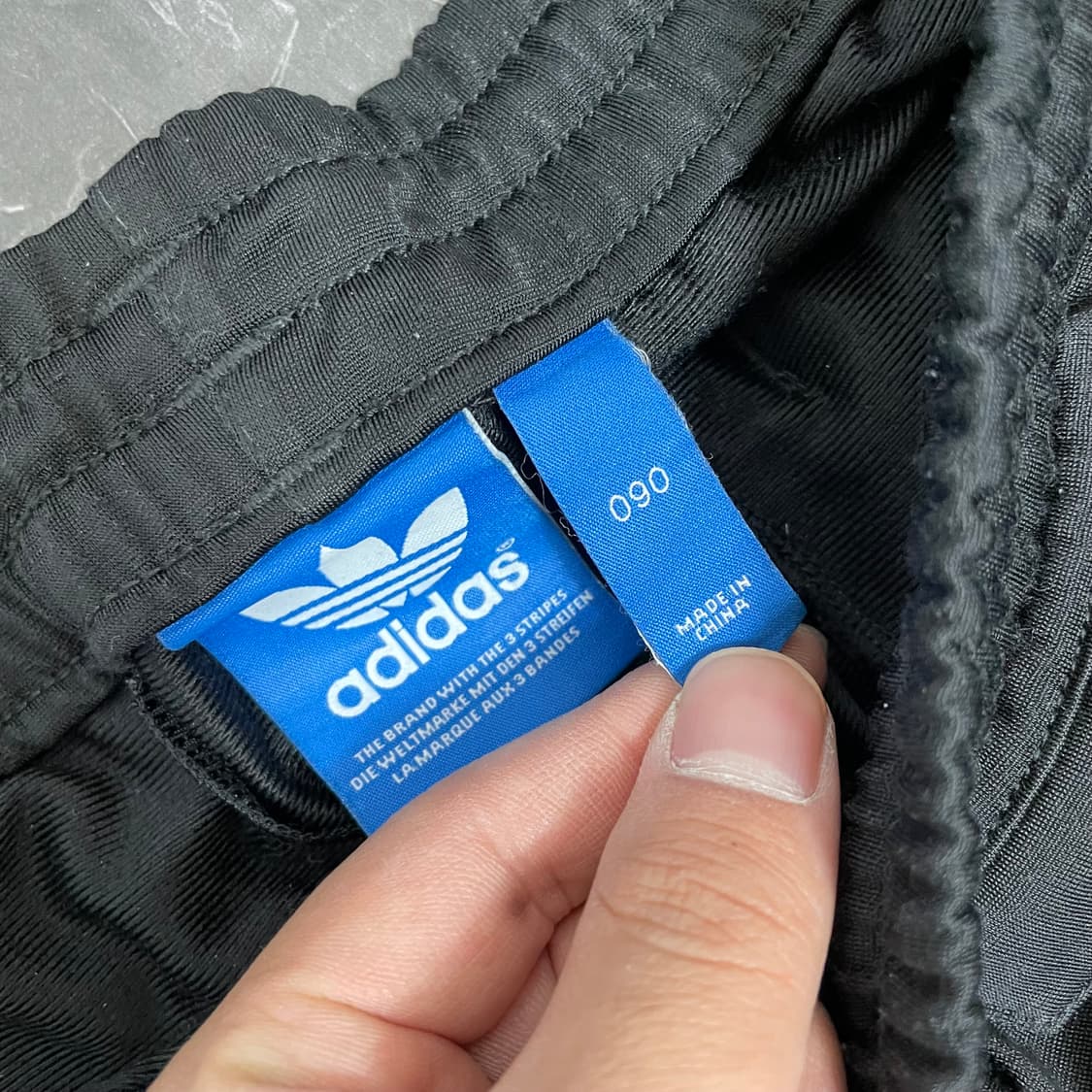 아디다스 블랙 카모삼선 파이어버드 와이드 트랙팬츠 상품이미지7