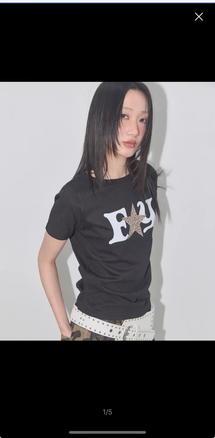 팬시클럽 fy 레오파드 티 상품이미지1