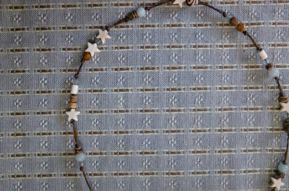 short wood star necklace 쇼트 우드 스타 목걸이 상품이미지6