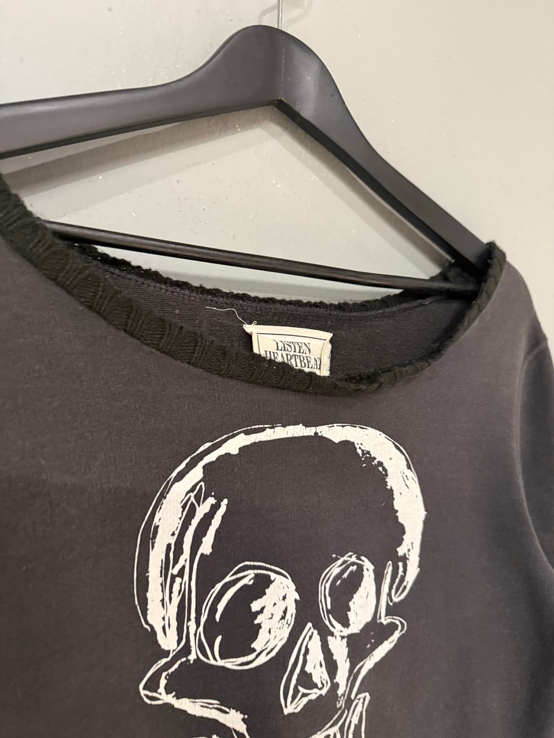 skull printing knit layered long sleeve 상품이미지7