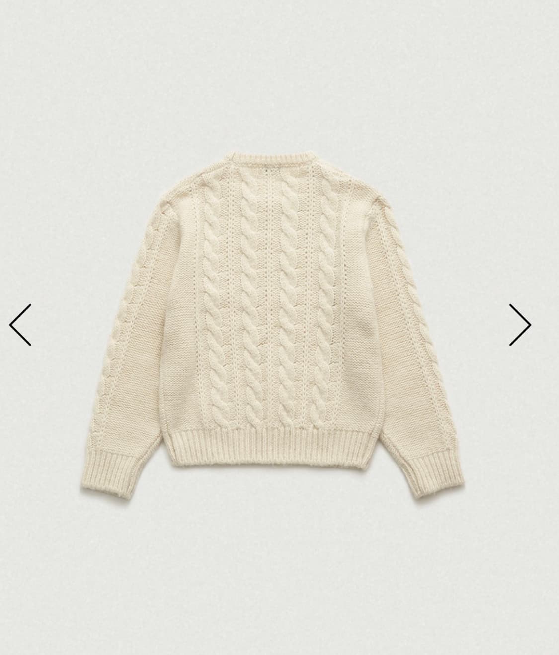 더바넷 Pope Cable Knit Sweater 상품이미지3