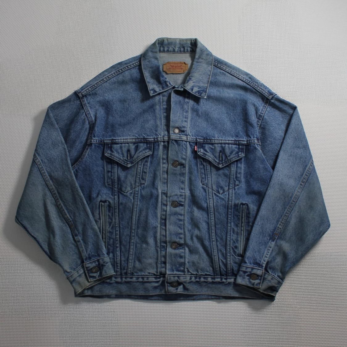 80's Levi’s 리바이스 USA 데님 트러커 자켓 L032 상품이미지1