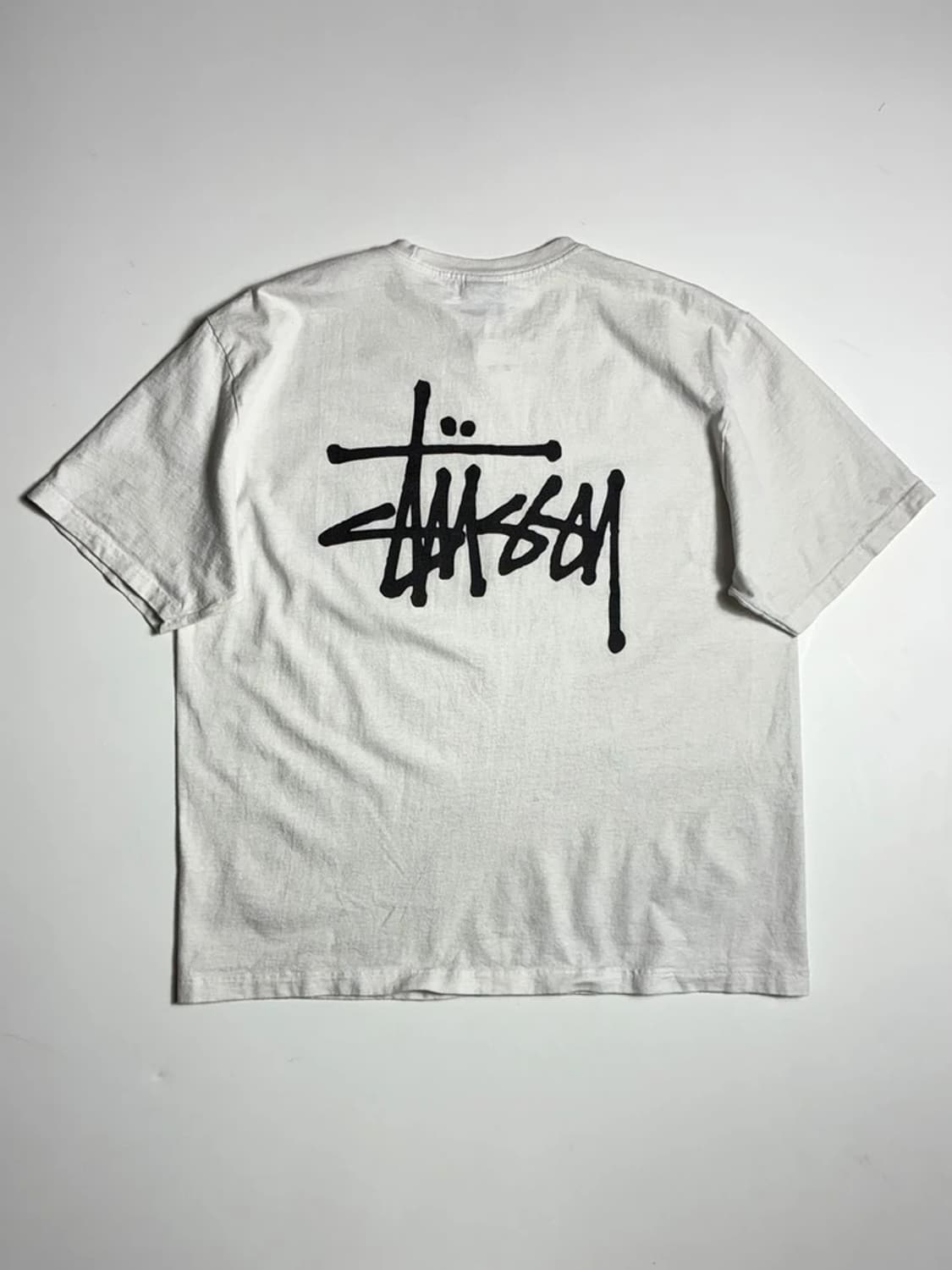 스투시 STUSSY 베이직 로고 코튼 반팔 티셔츠 R1413 상품이미지1