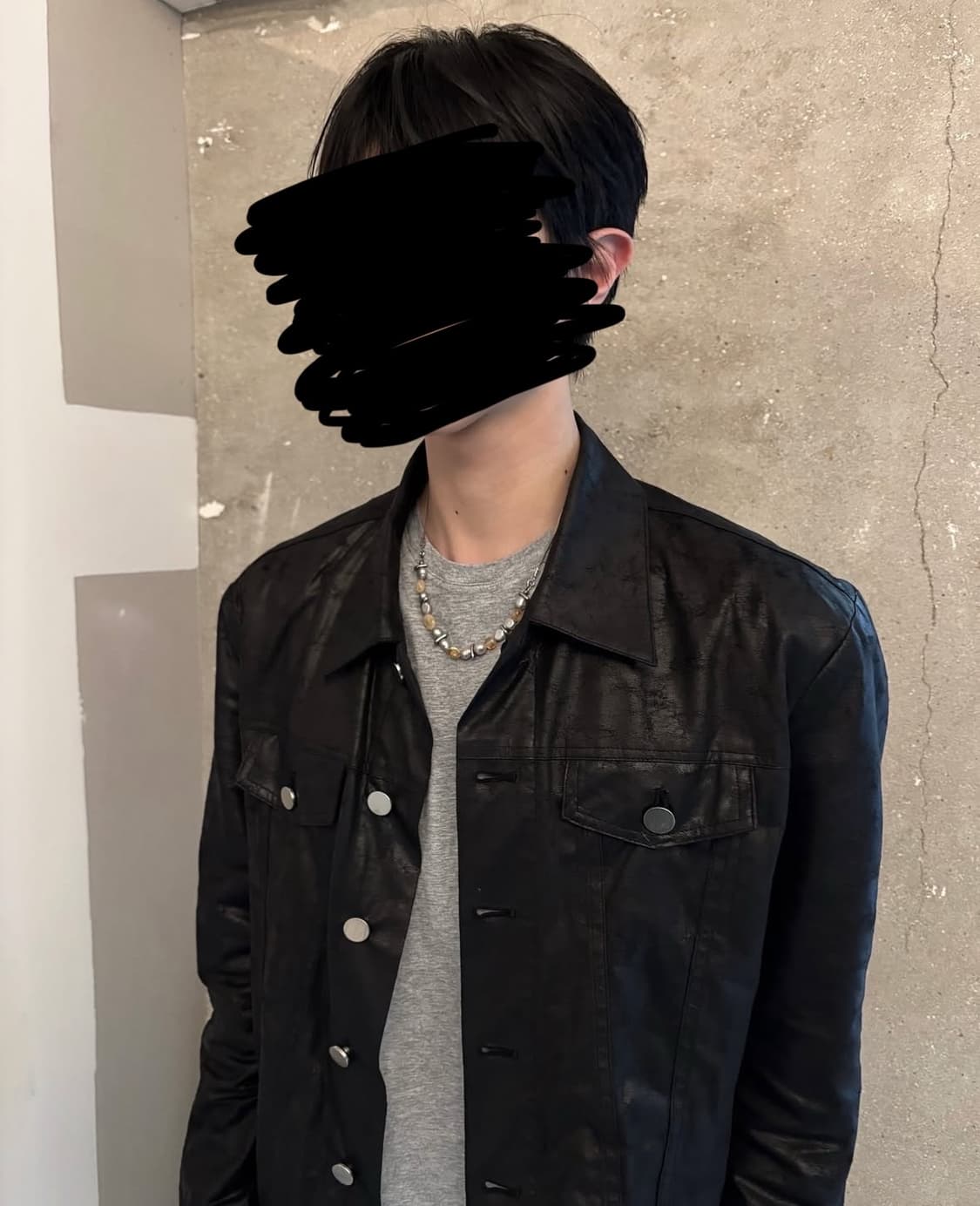 Mpa plastic product 24ss 가죽셔츠 상품이미지1