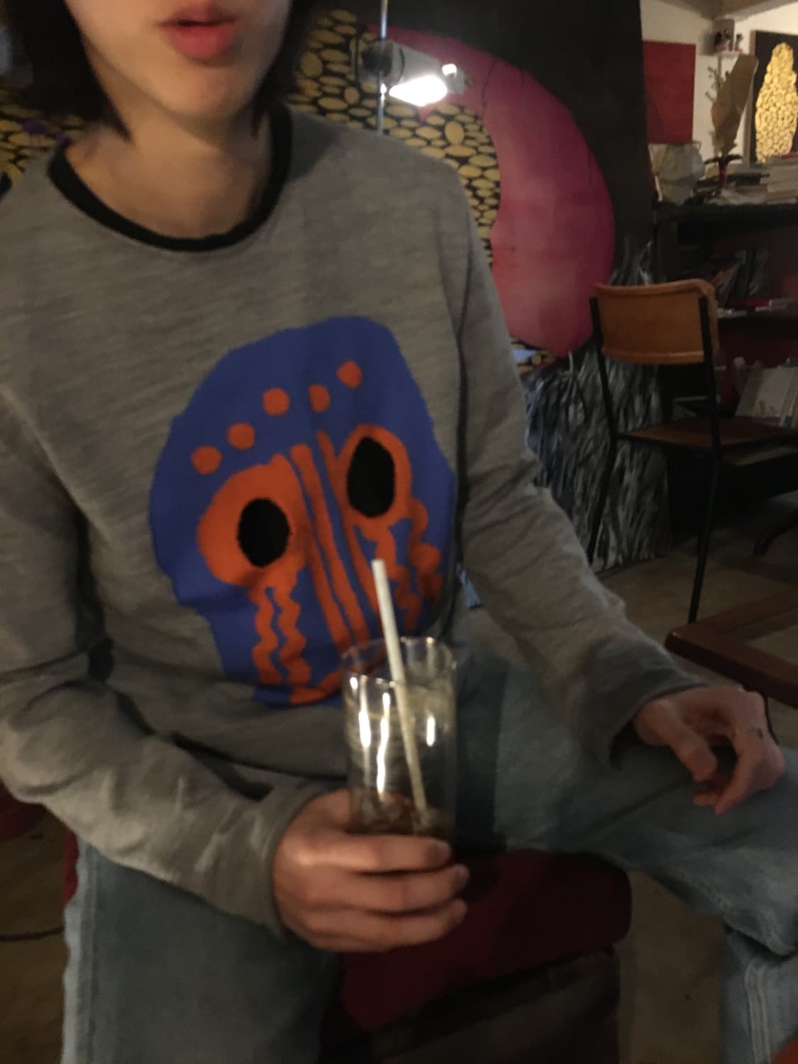 꼼데가르송 셔츠 페이스 울 니트 상품이미지4