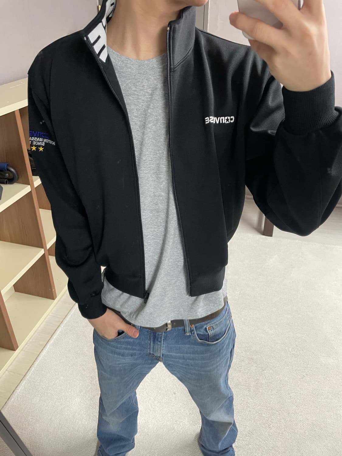 S) 컨버스 넥디테일 져지 상품이미지1