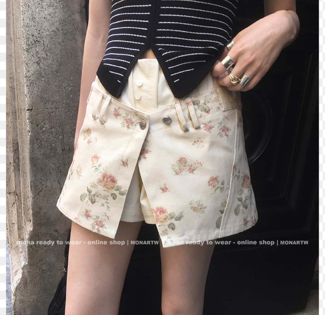 오픈와이와이 플라워 레이어드 스커트 새상품 상품이미지1