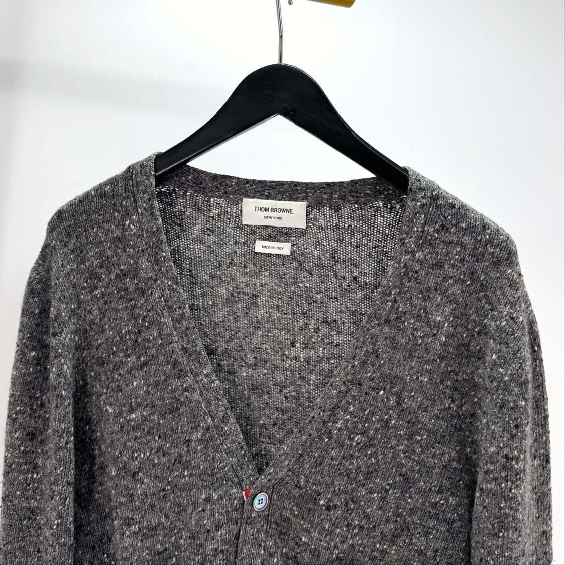 [3사이즈] 톰브라운 사선완장 모헤어 트위드 가디건 (MKC084A) 상품이미지5