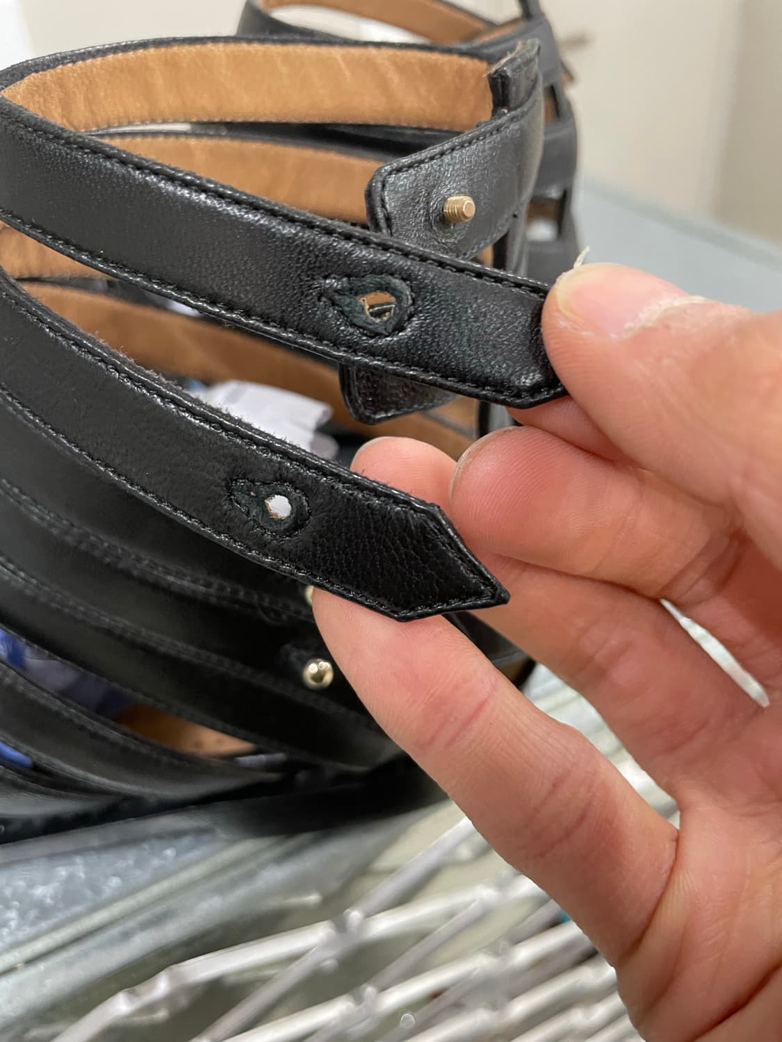 알렉사 와그너 스트랩 샌들 블랙 37.5 상품이미지9