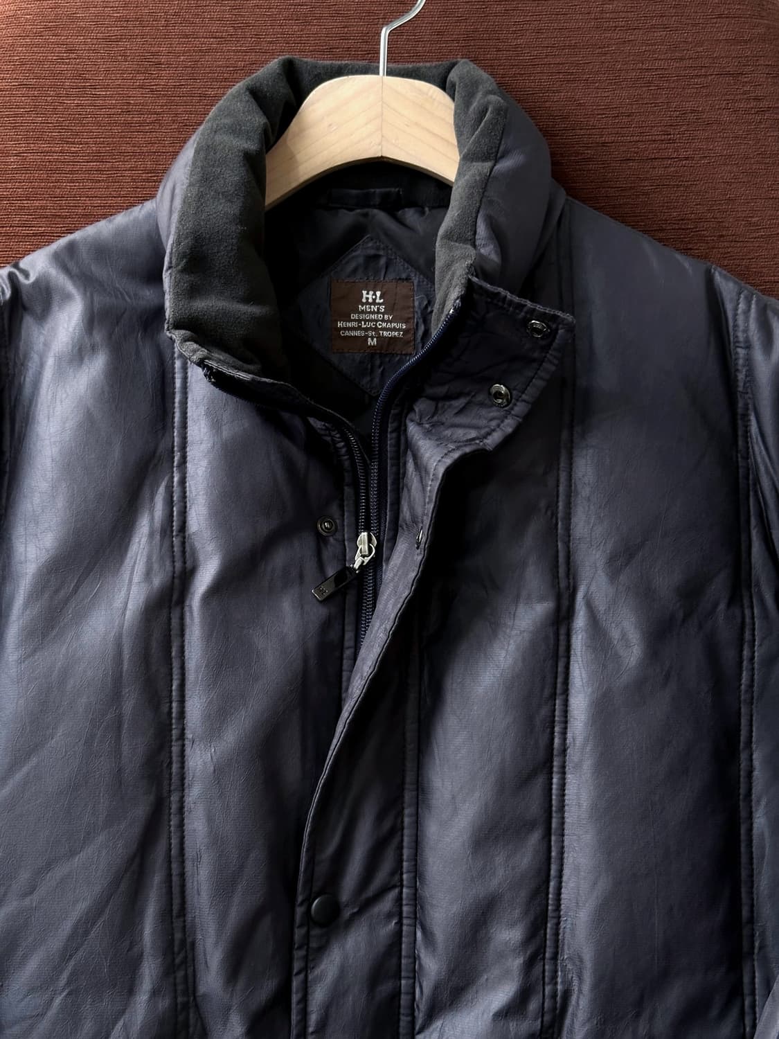 Down padded stand collar field jacket 상품이미지2