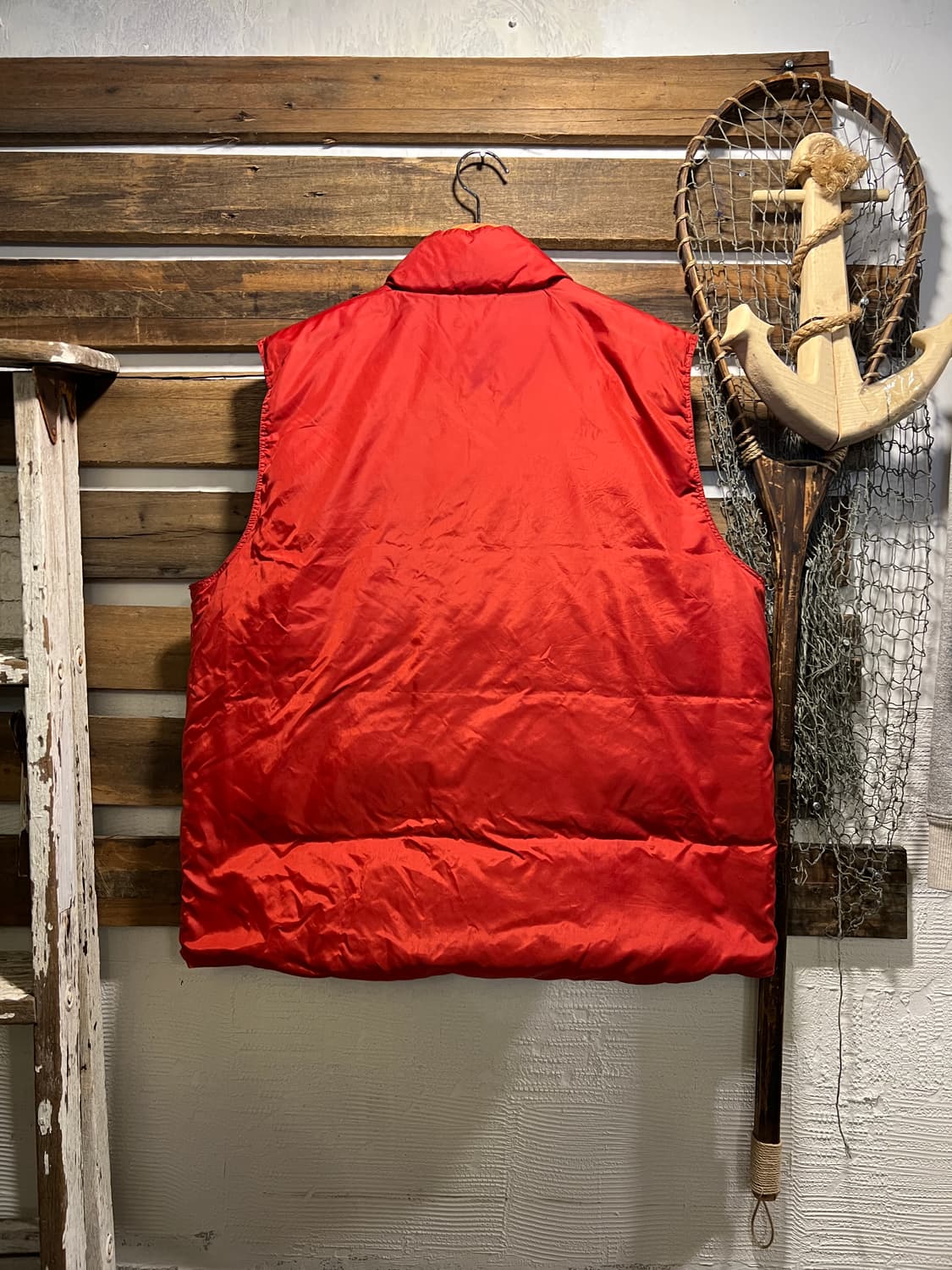 [L]폴로 랄프로렌 네이비 레드 리버시블 패딩 베스트 상품이미지7