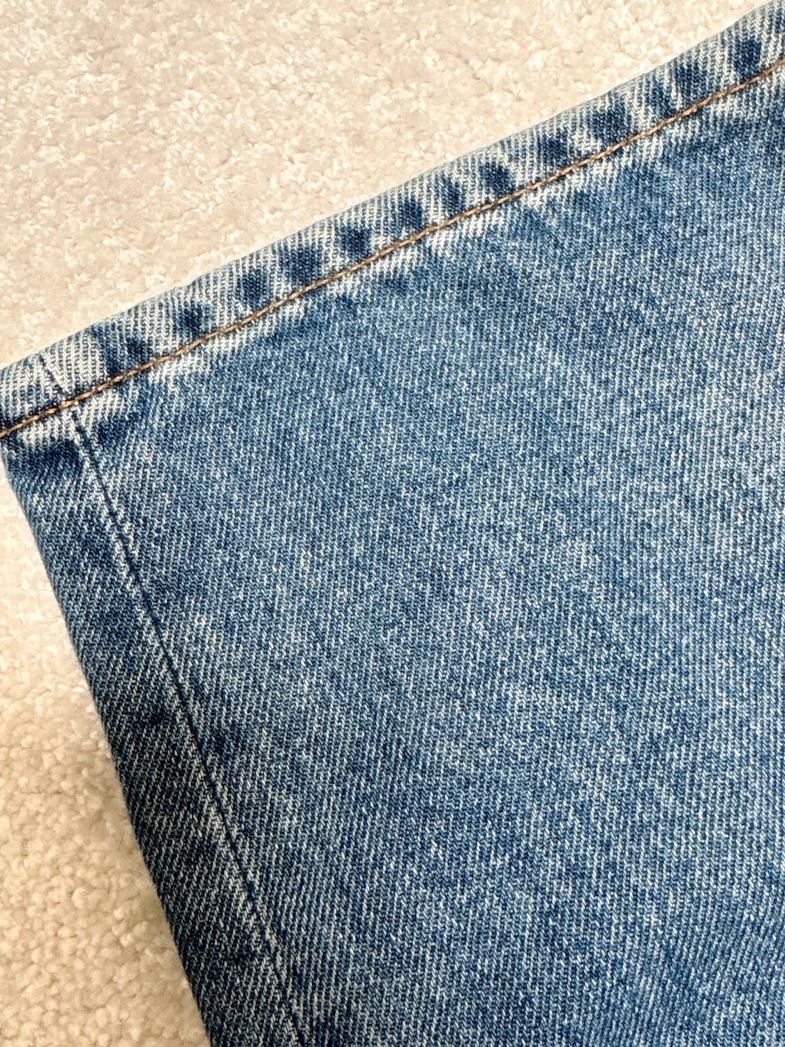 코스(COS) 중청 스트레이트 데님 / 27 미드라이즈 상품이미지5