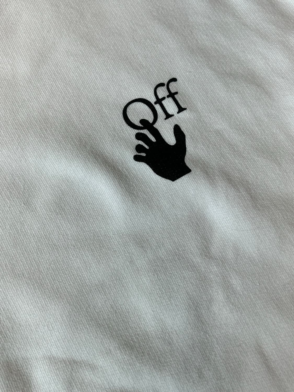 오프화이트 레드 마커 애로우 화이트 맨투맨 상품이미지5