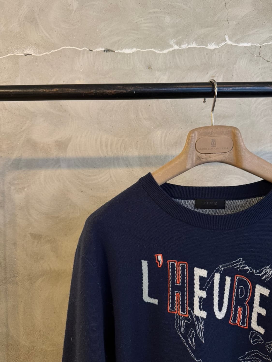 타임 옴므 그래픽 니트 100 상품이미지2