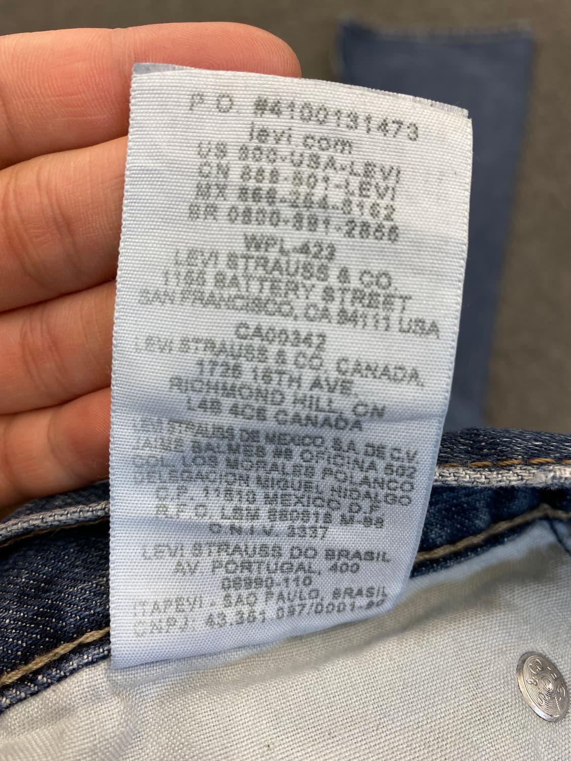 Levis 리바이스 527 데님팬츠 상품이미지8