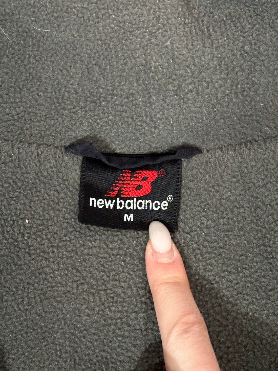 뉴발란스 네이비 내부 기모 퀼팅 바람막이 자켓 M 상품이미지7