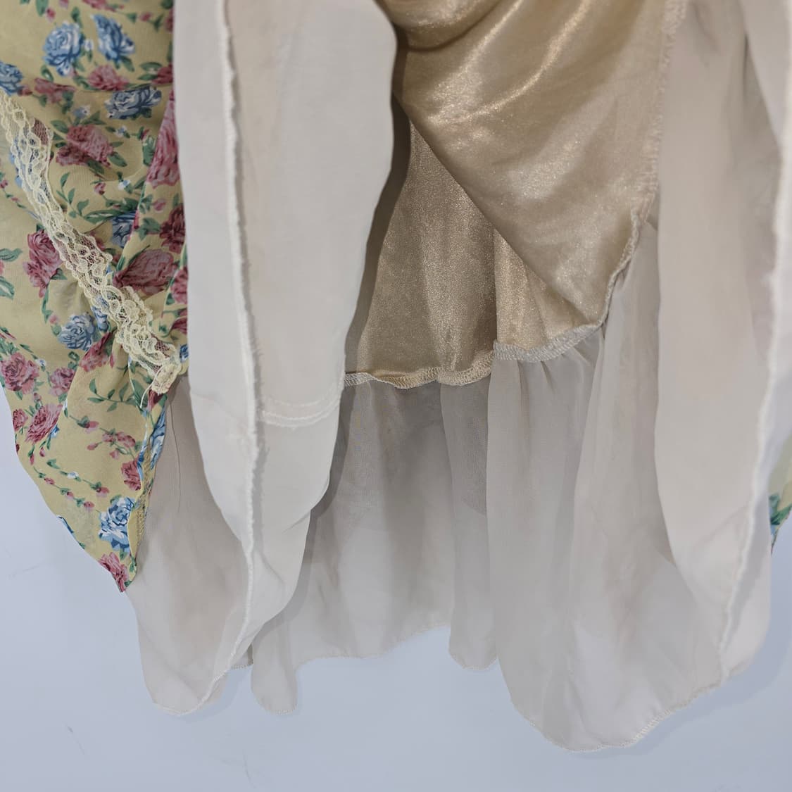 axesfemme 로맨틱 플라워 레이어드 쉬폰 원피스 상품이미지8