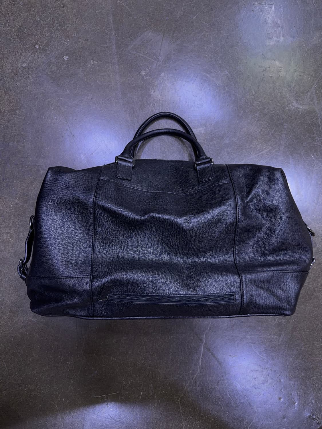 쌤소나이트 레더 보스턴 더플백 벨티드 블랙 백 상품이미지1