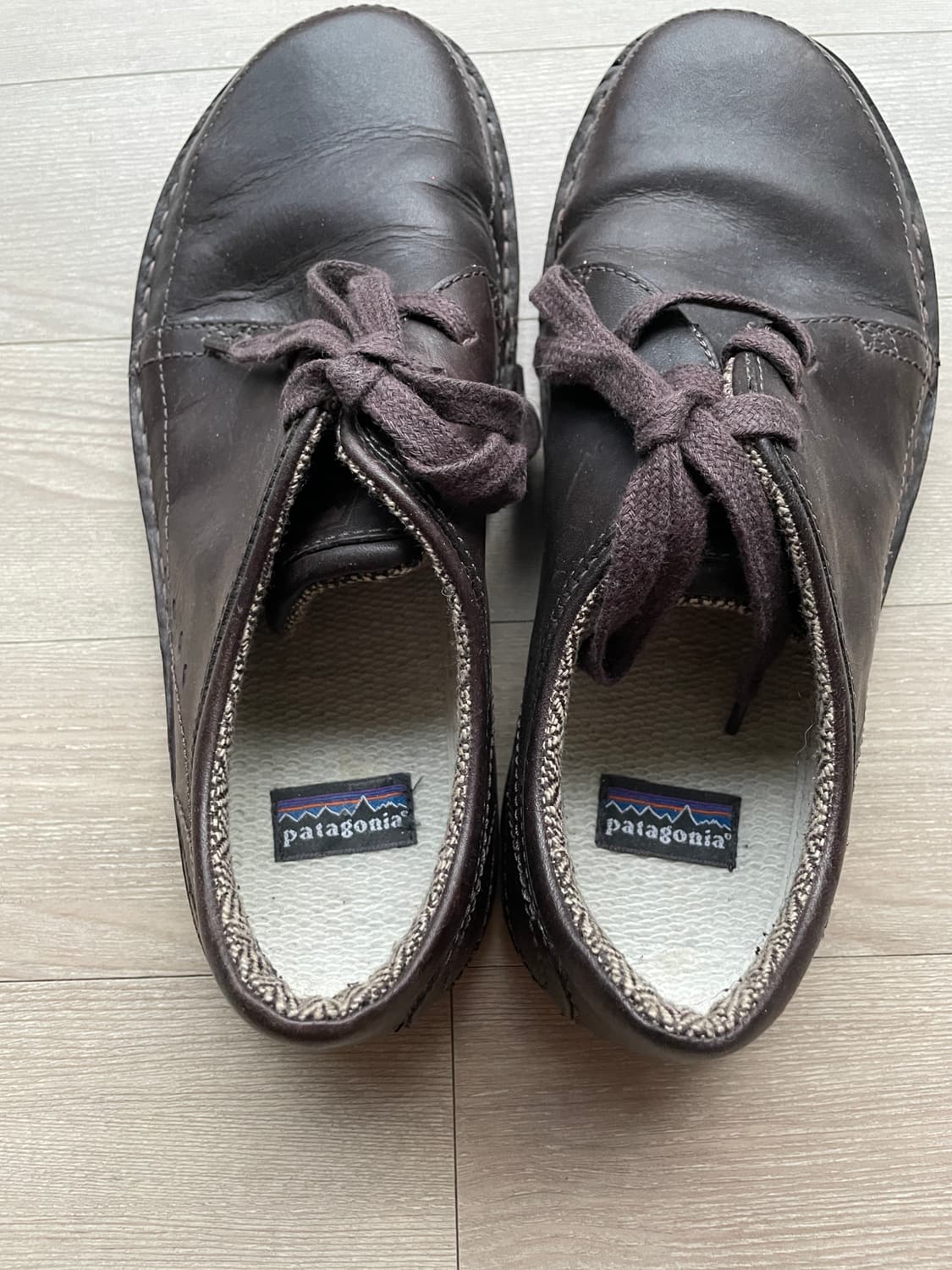 파타고니아 loulu 룰루 레더 슈즈 벨벳 브라운 상품이미지4
