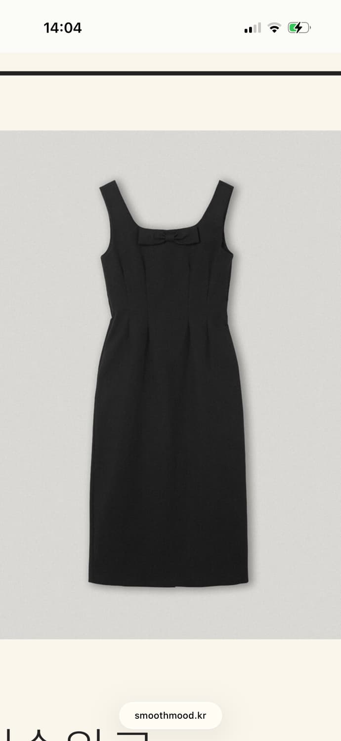 스무드무드 emotion black bow dress 상품이미지1