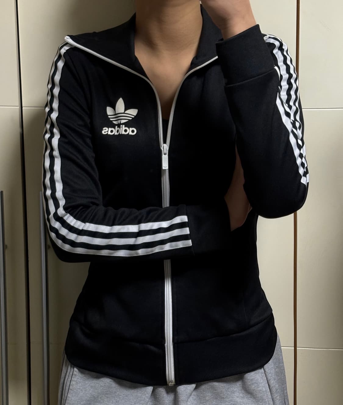 아디다스 블랙 빅로고 져지 상품이미지1