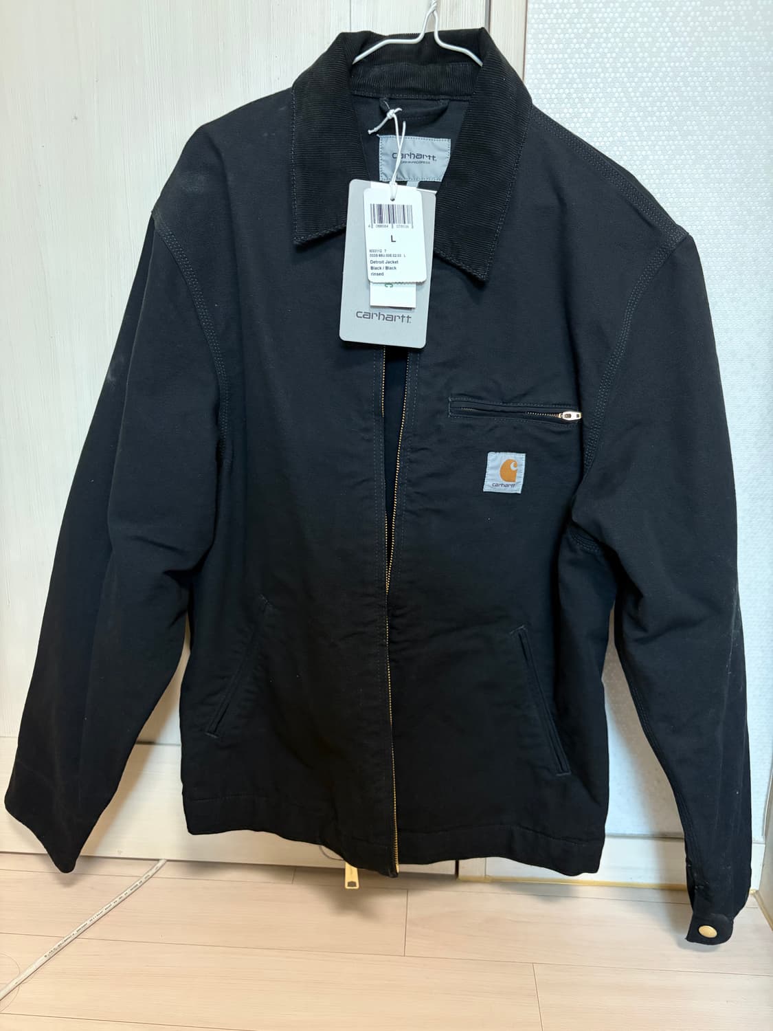 칼하트 wip 디트로이트 자켓 블랙 L 판매합니다. 상품이미지1