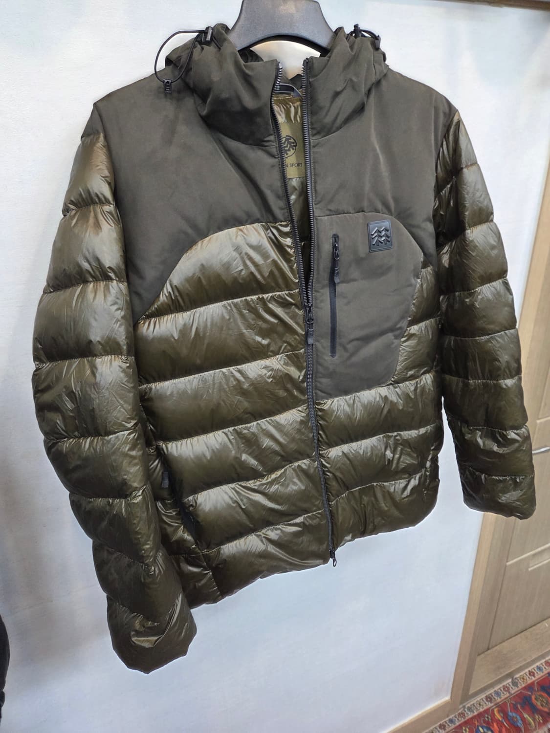 코오롱스포츠 배색 경량패딩 다운자켓 105 상품이미지5