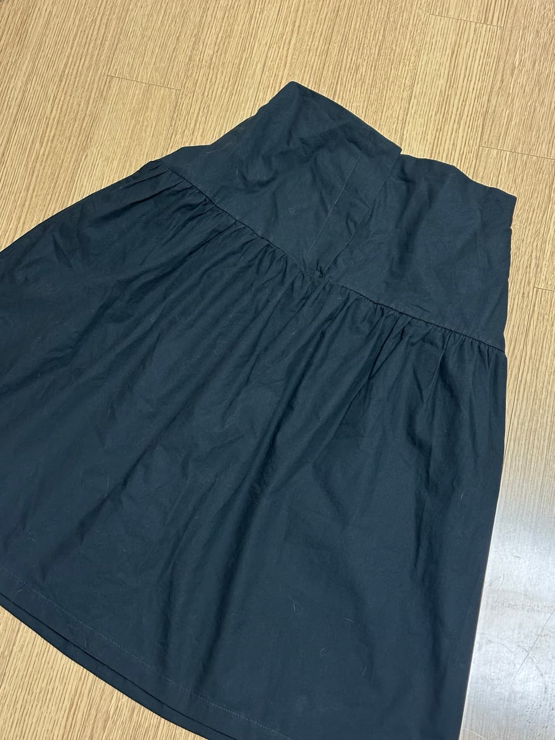 페스토 COTTON SHIRRING SKIRT DARK LAKE 상품이미지6