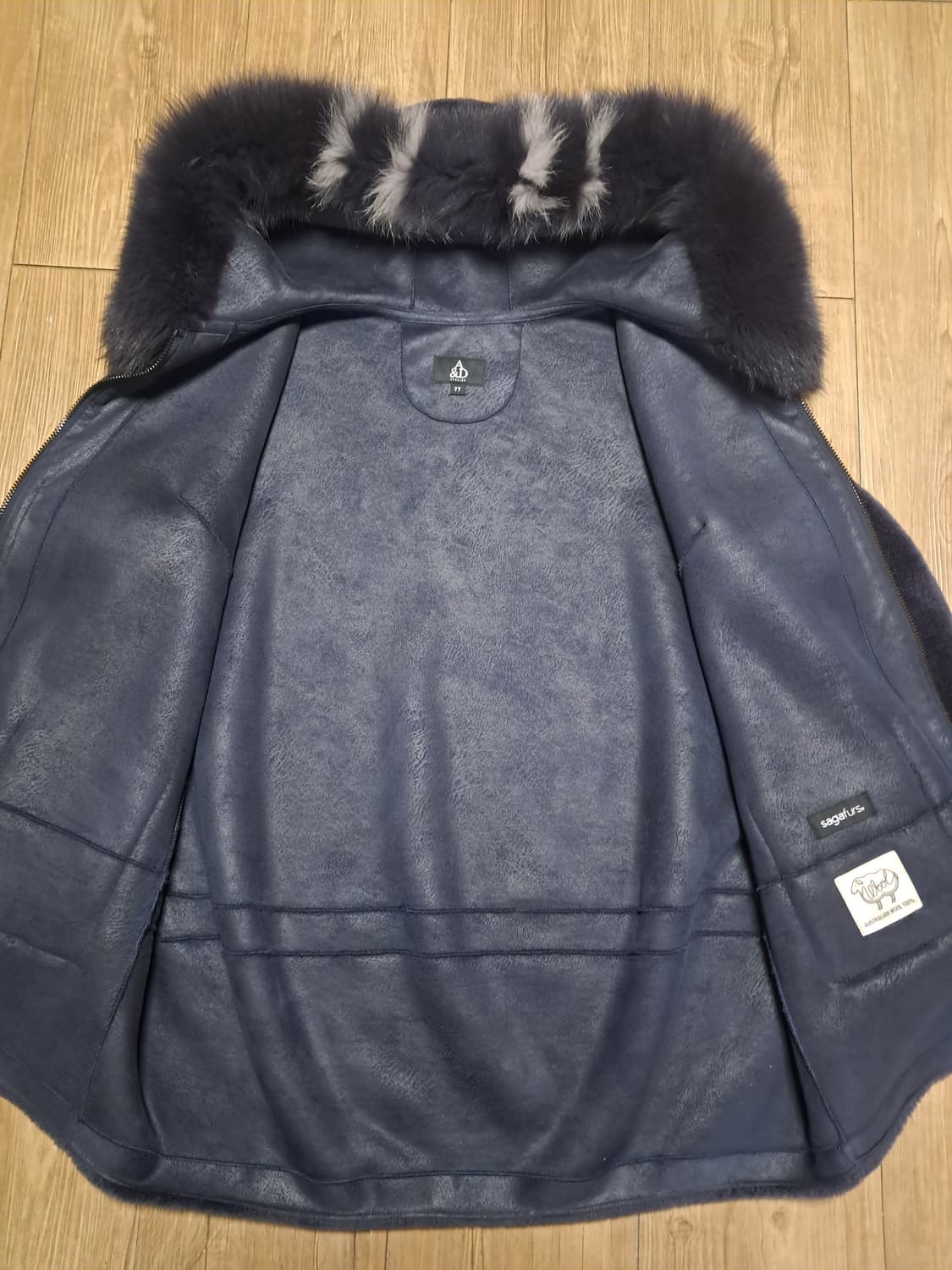 A&D 폭스퍼 양모 자켓 77 상품이미지6