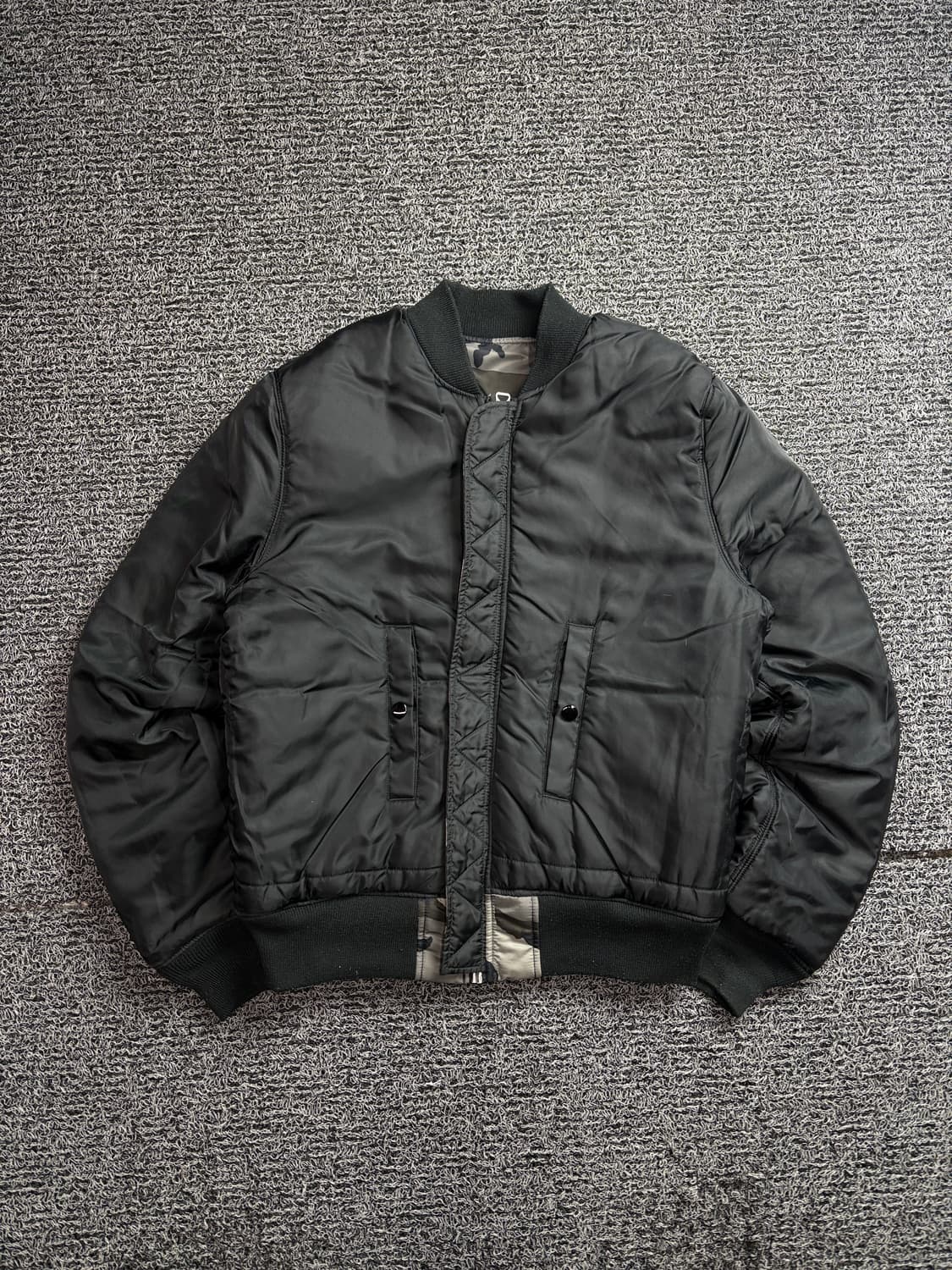 알파인더스트리 카모플라쥬 MA-1 리버시블 항공 점퍼 2482 상품이미지5