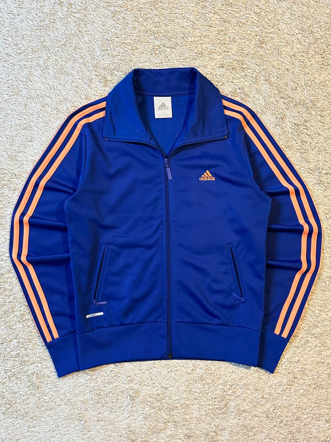아디다스 ADIDAS 삼각로고 트랙탑 져지 블루 우먼스 상품이미지1
