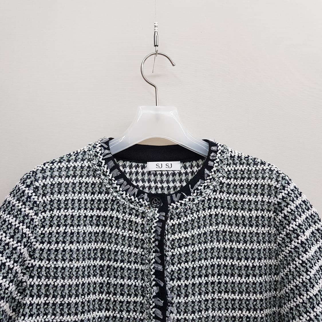 한섬 SJSJ 2022 트위드 반팔 자켓 F사이즈 상품이미지3