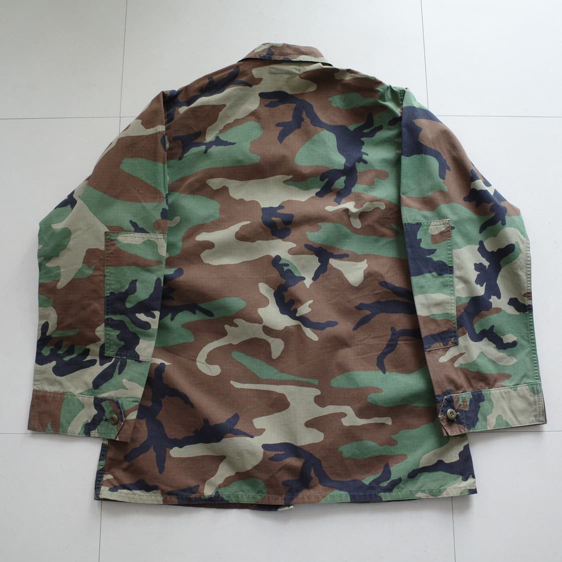 00s 미군 BDU 우드랜드 자켓 (L-L) 다이브마스터 패치 상품이미지8