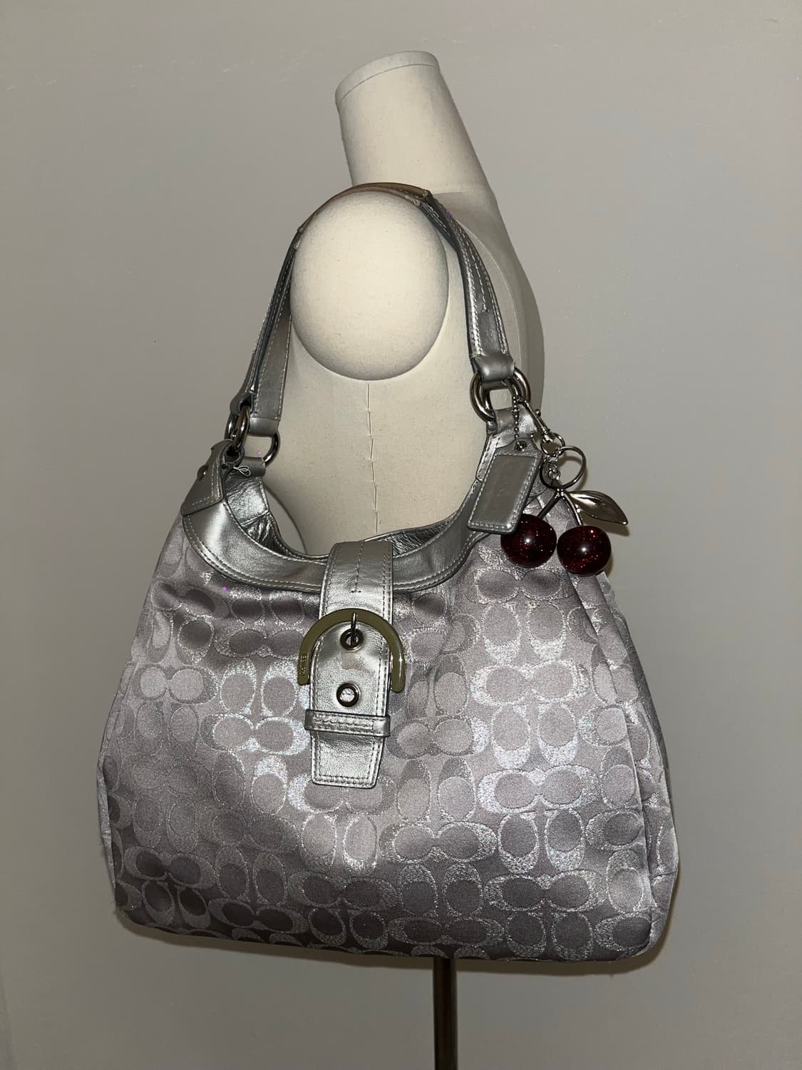 Coach Silver Hobo Bag 상품이미지3
