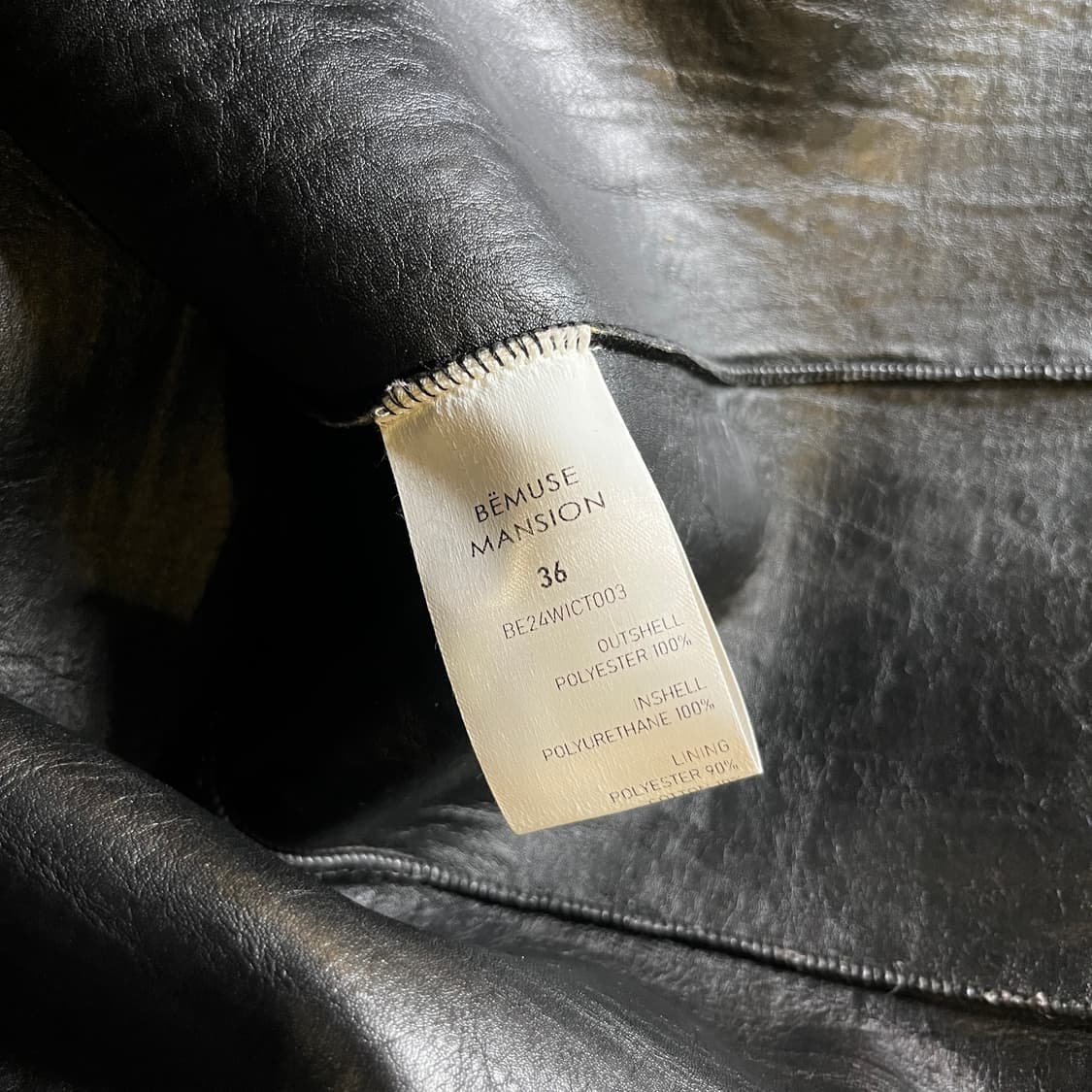 비뮤즈맨션 무스탕 하프 코트 상품이미지6