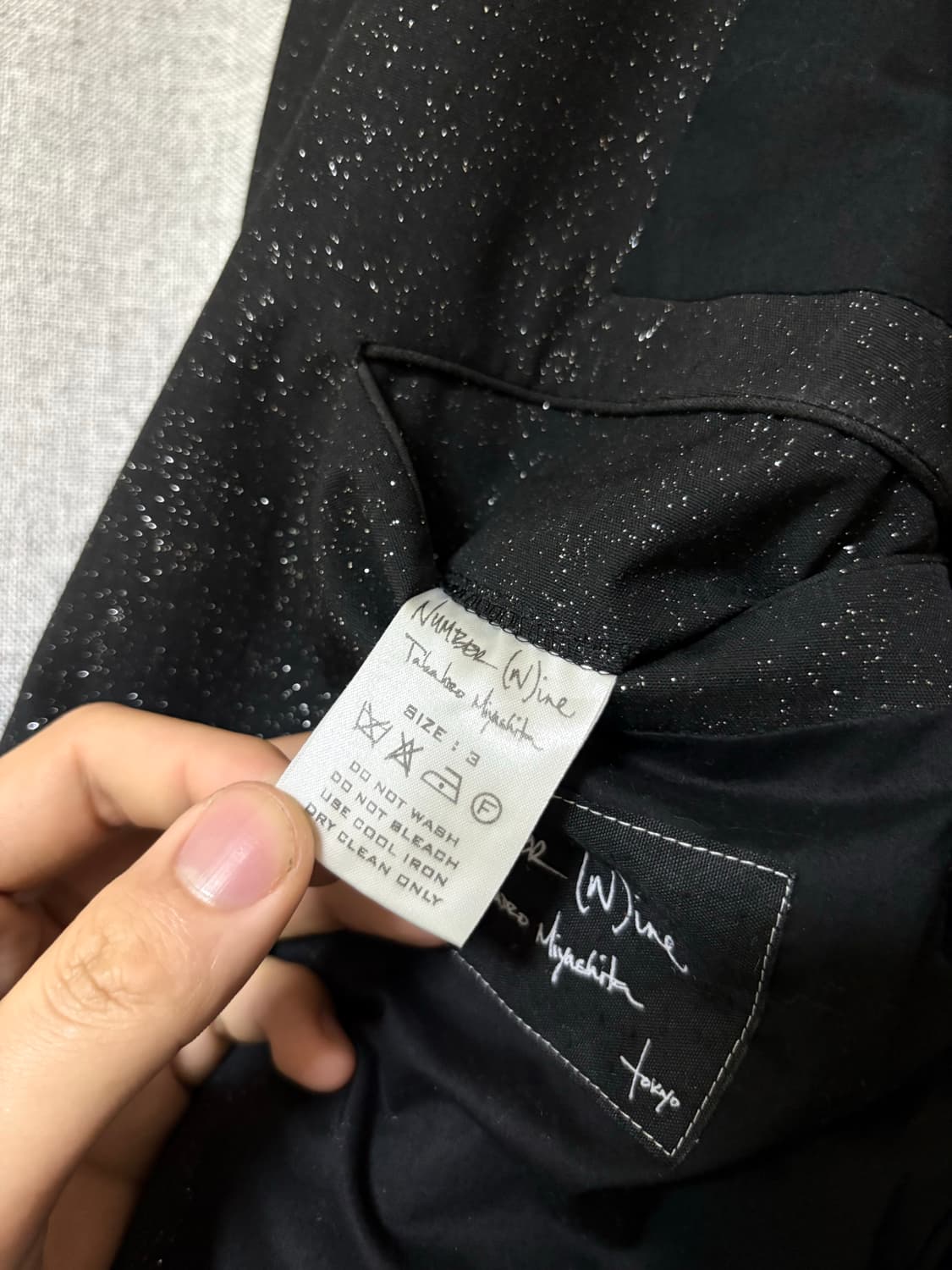 Number Nine 06SS Rose Pattern Inner Jack 상품이미지8