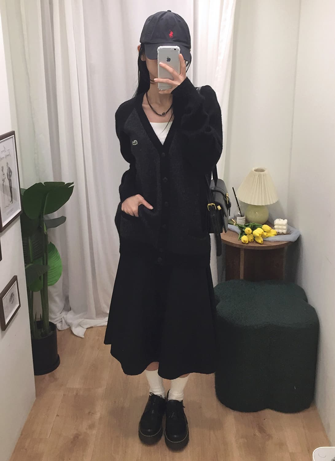 공용 라코스테 나그랑 V넥 가디건 95~100  상품이미지1