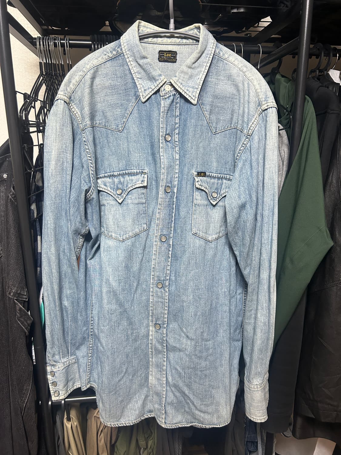 Lee 데님 웨스턴 셔츠 상품이미지1