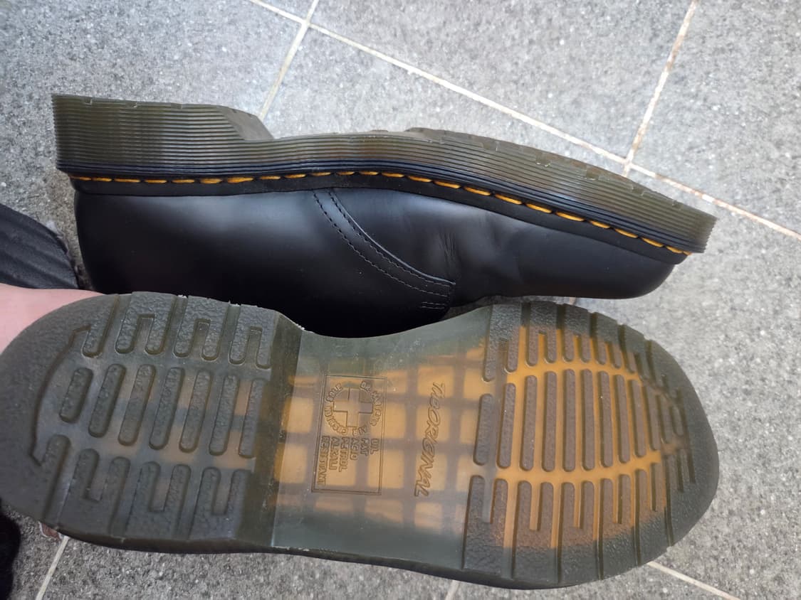 UK7 260 닥터마틴 1461 스무스 블랙 3홀 상품이미지3