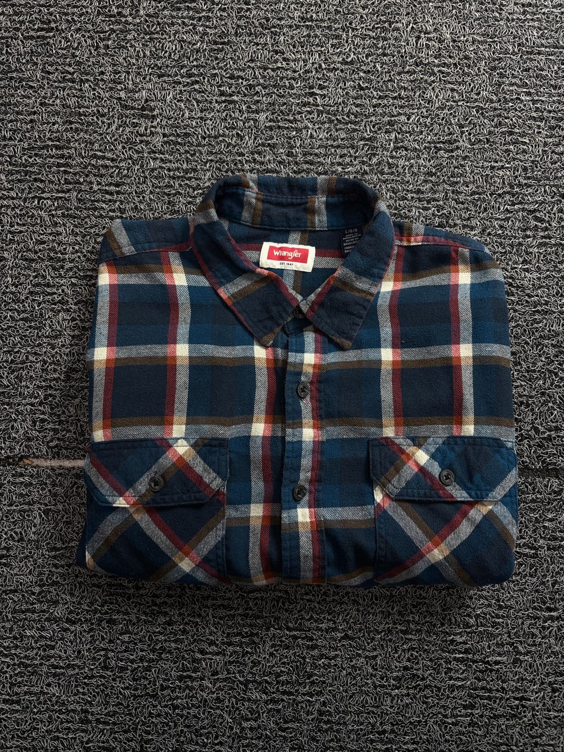 랭글러 USA 아메리칸 플란넬 체크 웨스턴 셔츠 1736 상품이미지1