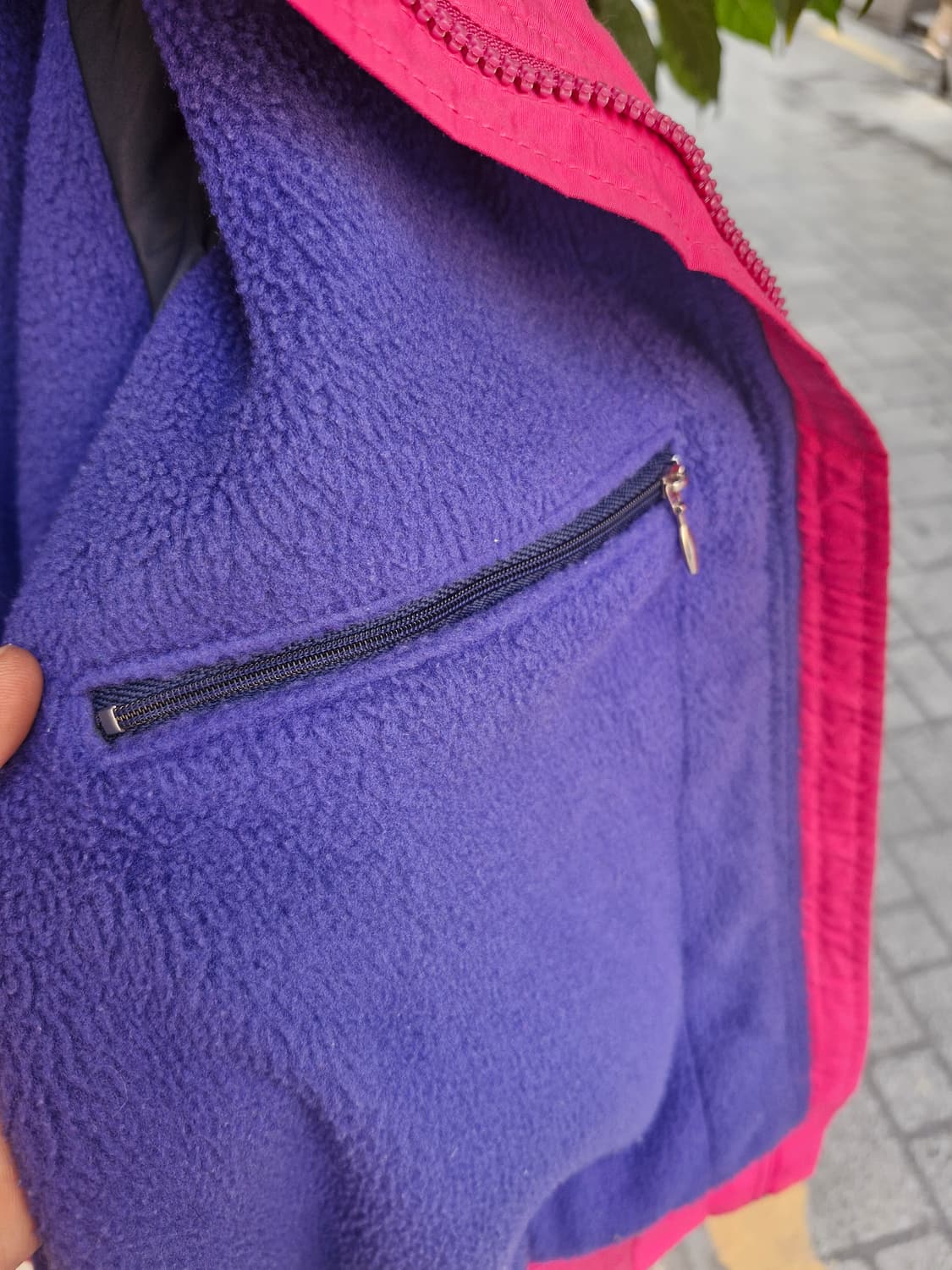 Z-112 90s 엘엘빈 나일론 웜업 자켓 체핑 상품이미지6