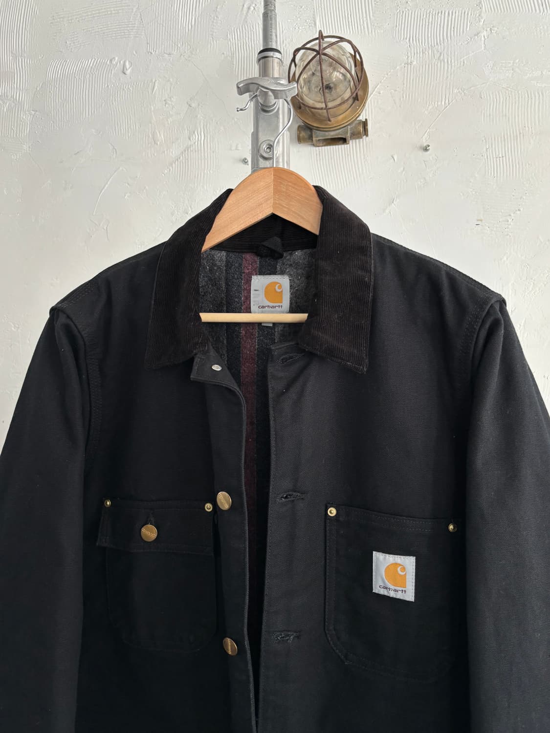 Carhartt 칼하트 미시건 블랙 워크 자켓 상품이미지3