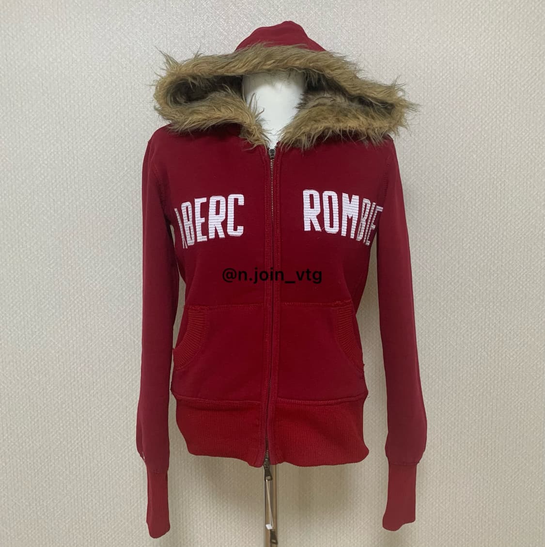 아베크롬비 레드 울프죠 후드집업 상품이미지1