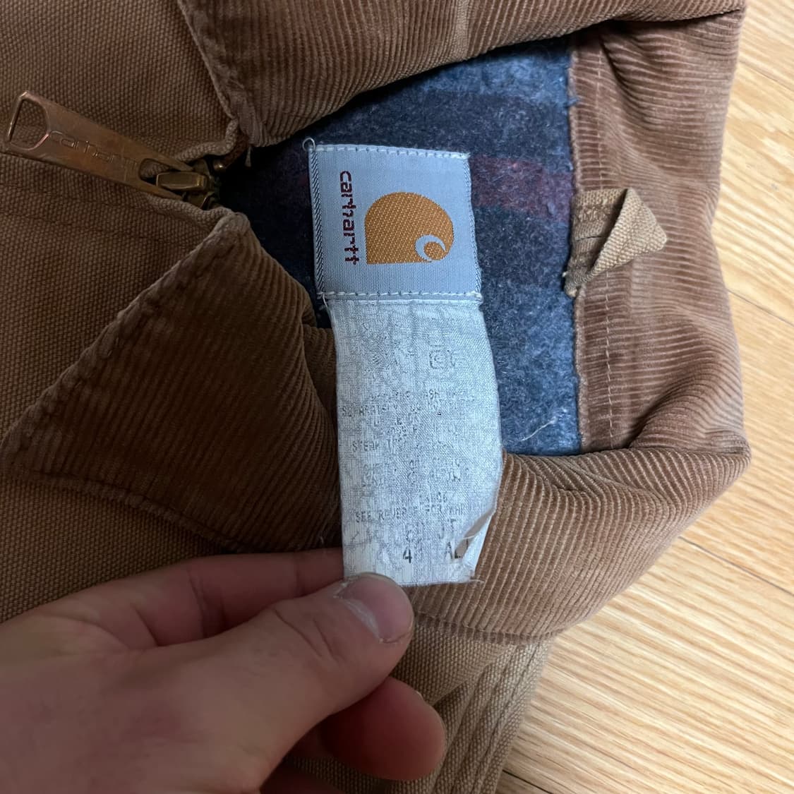 [XL] 90s 빈티지 칼하트 J01 디트로이트 BRN 상품이미지5