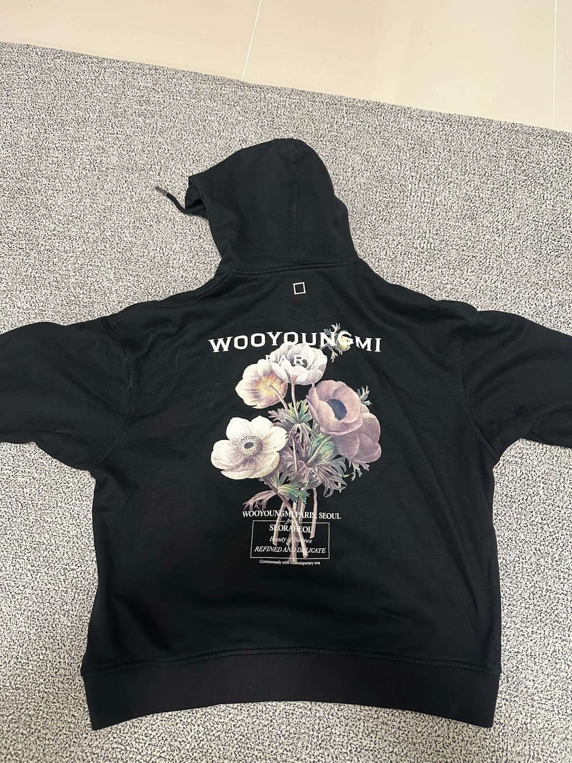 우영미 플라워 백 프린팅 23fw 정품 급처 상품이미지2