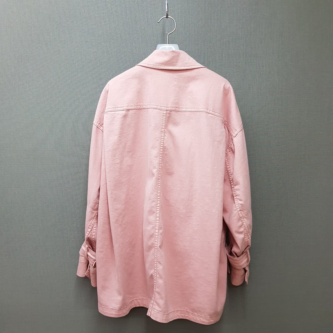 한섬 타임 워싱 소재 트렌치 자켓 F사이즈 상품이미지5