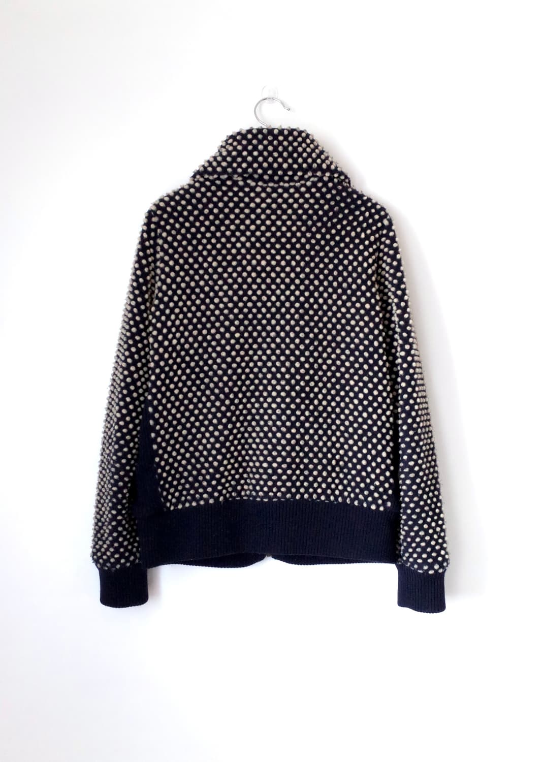 츠모리치사토 도트 플리스 자켓 상품이미지4