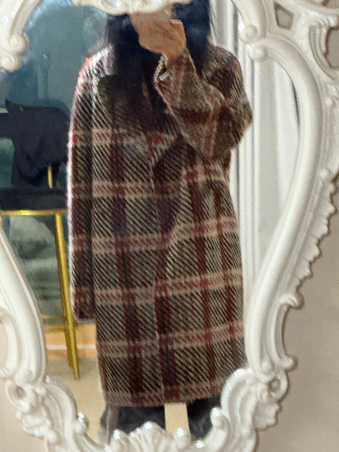 까르뱅 트위드  오버핏 코트   40 사이즈 상품이미지3