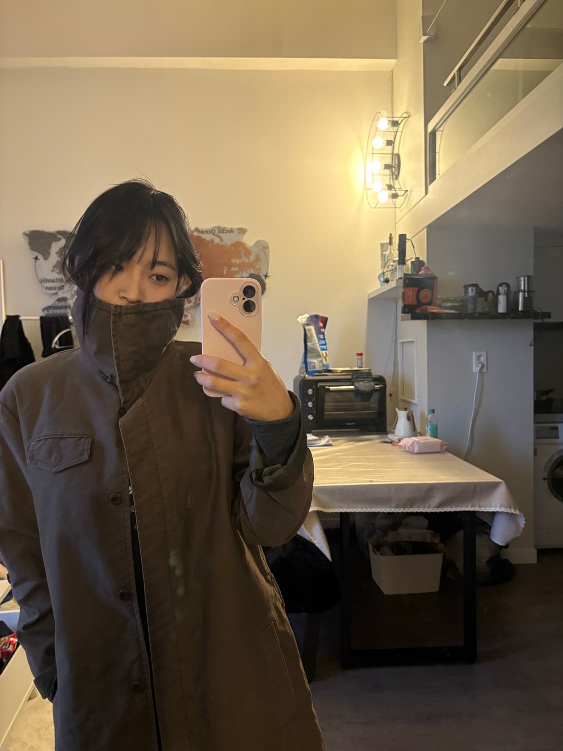 하이넥 야상 상품이미지2