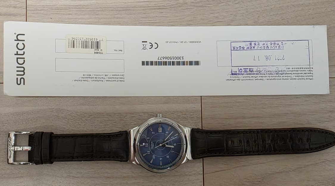 스와치 (SWATCH) 오토메틱 SISTEM 51 FLY  가죽시계 (보 상품이미지2